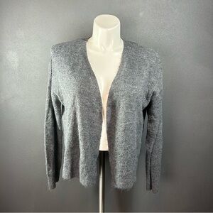 H&M Dark Gray Melange Open Front Cardigan M